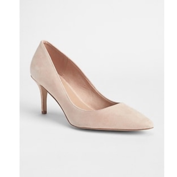Gap soft pink suede heels size 9 - Picture 3 of 6
